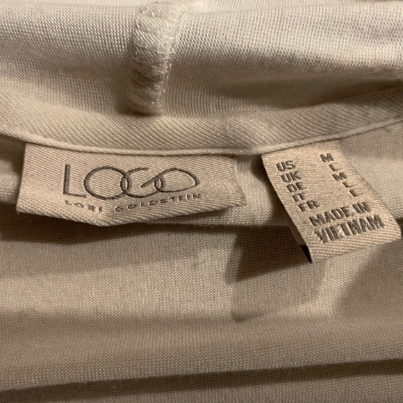 Knit Cardigan with Pleated Chiffon - Picture 4 of 4